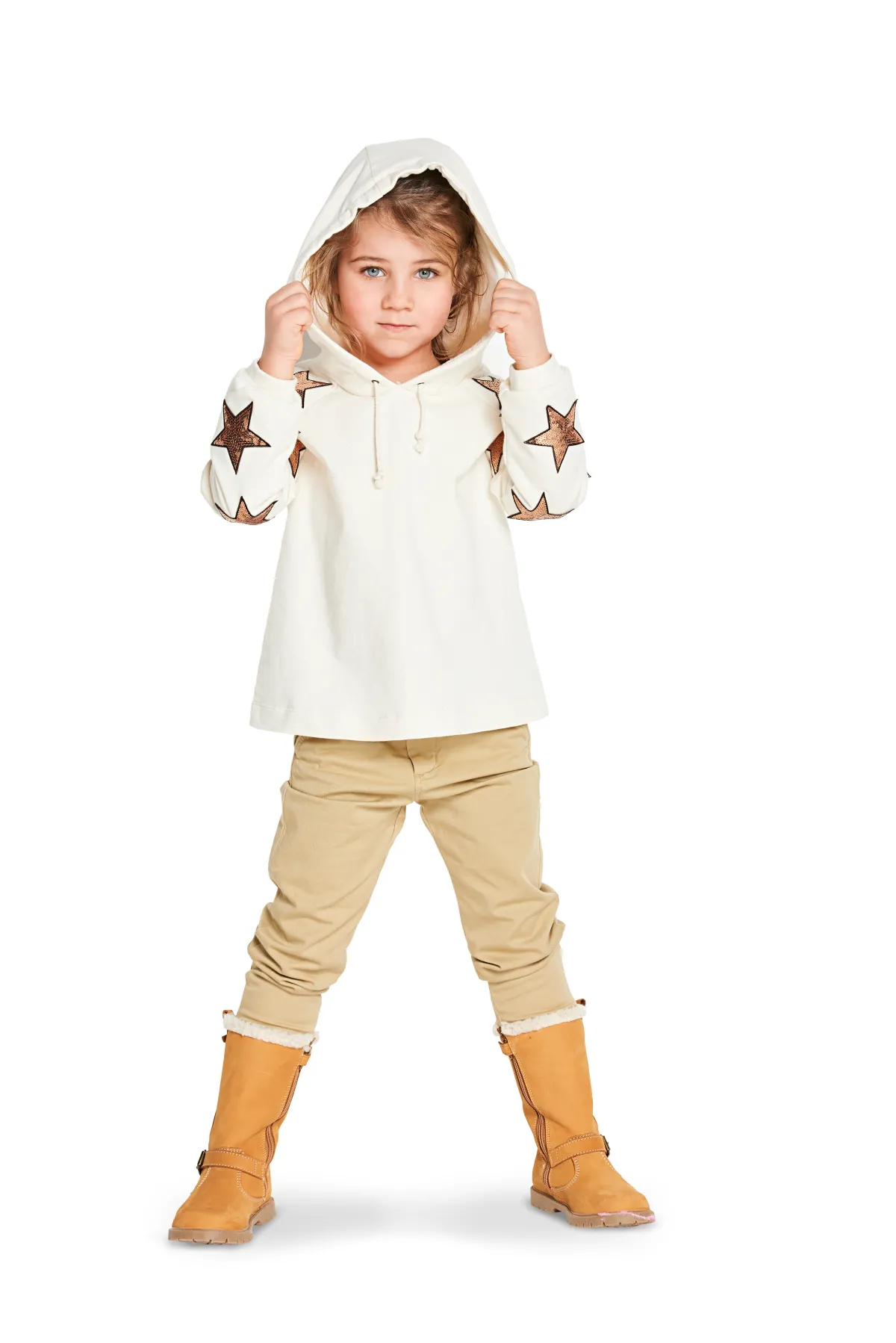Cartamodelli Burda Neonati|Bambini>Vestito da shrit, maglione, felpa con ca